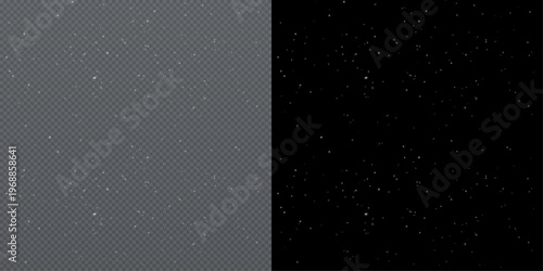 Vector garland on an isolated transparent background. Garland with snow png. Christmas garland png. Christmas decoration.