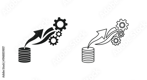 Optimize Database Performance with Cloud Migration Vector
