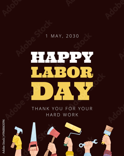 May 1st Labor Day - International Workers Day Celebration & Rights Awareness,Recognize contributions of workers worldwide on Labor Day.