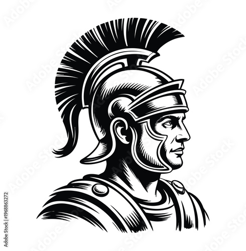 Roman soldier portrait.