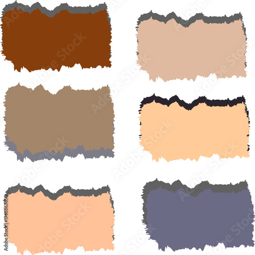 Abstract brush stroke patterns in earthy and neutral color tones