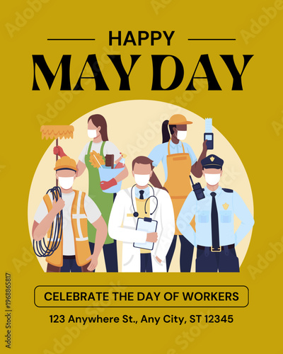 May 1st Labor Day - International Workers Day Celebration & Rights Awareness,and achievements. Recognize contributions of workers worldwide on Labor Day