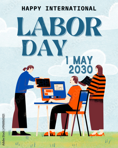 May 1st Labor Day - International Workers Day Celebration & Rights Awareness,Recognize contributions of workers worldwide on Labor Day.