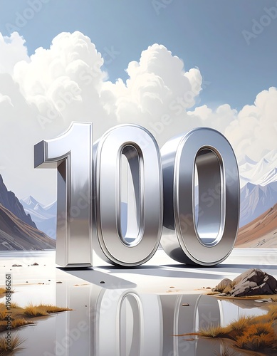 Large metallic number 