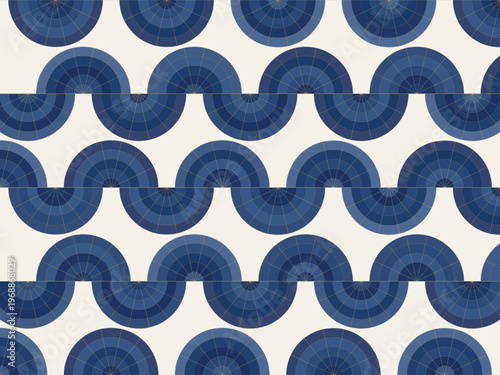 Gatsby Style Decorative Arch Seamless Vintage Design Wallpaper