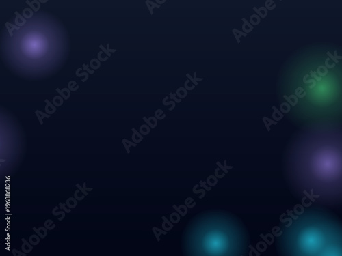 Dreamy Glowing Circles Smooth Gradient Wallpaper