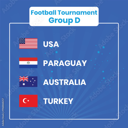 Group d teams usa paraguay australia turkey football tournament bracket