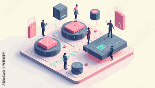 A serene and modern illustration of a mobile phone, evoking a sense of calmness and innovation.