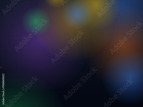 Soft Gradient Orbs Abstract Modern Colorful Background