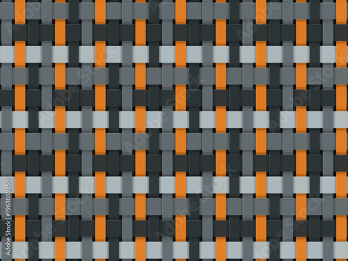 Bold Woven Ribbon Grid Modern Craft Pattern Backdrop