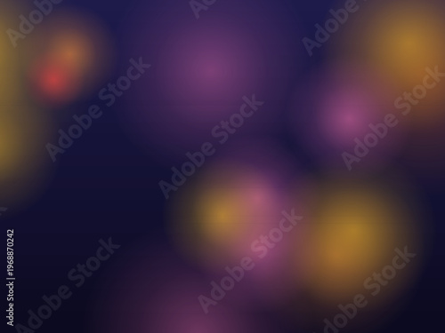 Luminous Gradient Circles Smooth Dark Background