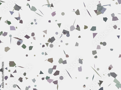 Neutral Terrazzo Marble Chips Elegant Contemporary Pattern