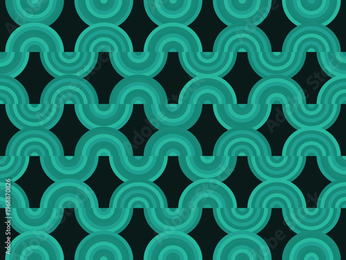 Golden Radiating Fan Arches Ornate Classic Decorative Backdrop