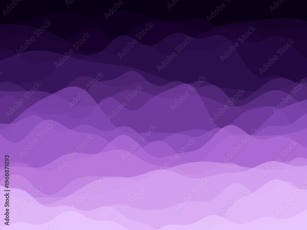 Obraz premium Soft Flowing Silk Layers Graceful Abstract Vector Wallpaper