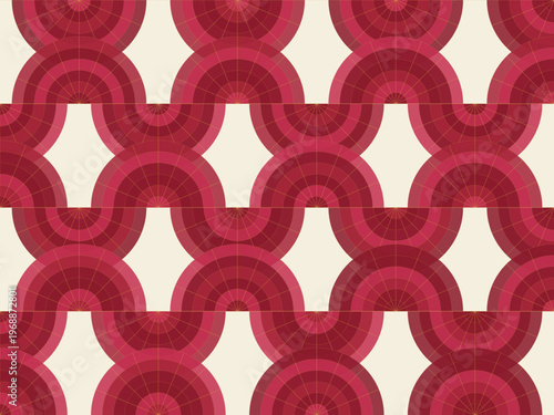 Gatsby Style Decorative Arch Seamless Vintage Design Wallpaper