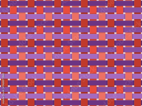 Bold Woven Ribbon Grid Modern Craft Pattern Backdrop