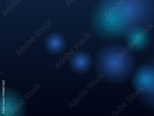 Luminous Gradient Circles Smooth Dark Background