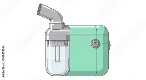 portable vaporizer, vape pen, electronic cigarette, mint green device