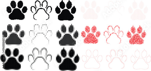 Paw Print Art Collection