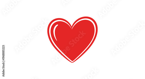 Red Heart Symbol Of Love.