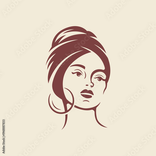 African Female Logo