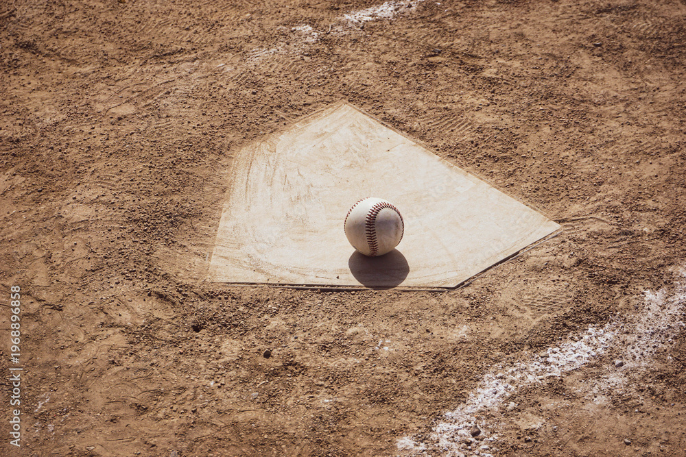 Φωτογραφία Baseball field home plate
