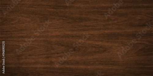 A natural dark oak hardwood floor with a brown grain pattern on a textured wooden plank surface creates a rustic timber board design for an old tree material background