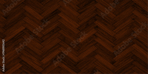 A natural brown hardwood floor pattern features an old vintage oak wood plank surface with a textured timber board panel design for a rustic wall wallpaper