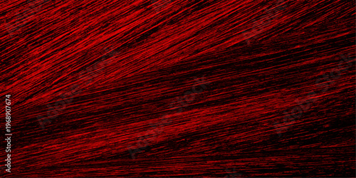 Abstract red grunge background features a dark textured paper surface with hints of orange and brown grain patterns to create a rustic macro art wallpaper