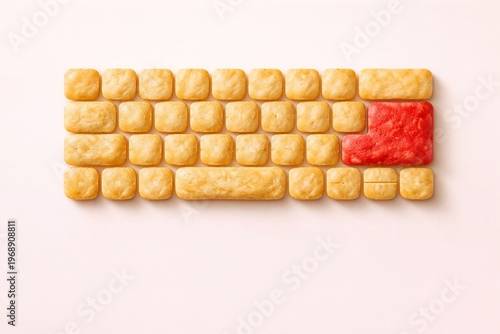 Creative Snack Keyboard Concept Technology And Food Fusion