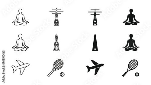 Visual metaphor comparisons between human poses and everyday objects