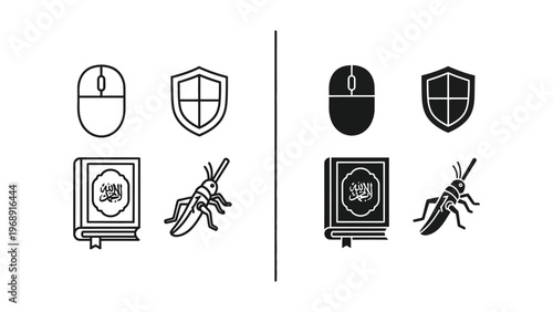 Contrast between secure and vulnerable digital devices and data protection