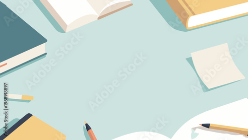 Illustration Of Creative Writing Inspiration Vector Design Template