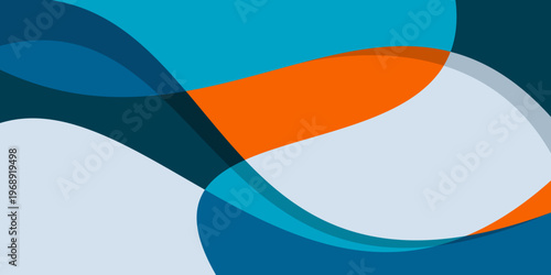 Abstract Liquid Background Design Vector. Poster Wavy Geometric Style