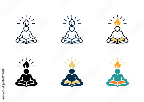 Concept illustrating spiritual knowledge instruction expressed through an abstract metaphor that implies wisdom sharing, ethical