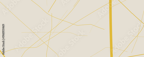 Gold Kintsugi crack pattern on whitish background