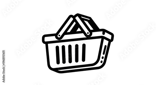 Black teapot silhouette with lid and handle, modern flat design on plain background.