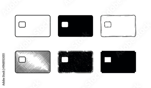 access key card, arranged as a clean  Variant 1: clean thin outline, no fill, rounded joins, even stroke.