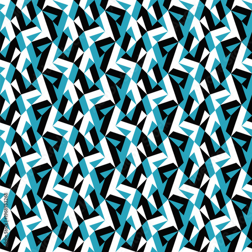 Abstract threetone pattern background design - seamless vector illustration