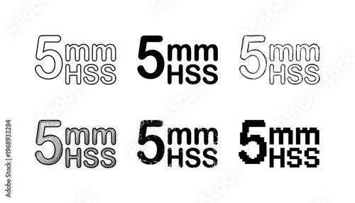 bit marking, arranged as a clean  Variant 1: clean thin outline, no fill, rounded joins, even stroke.