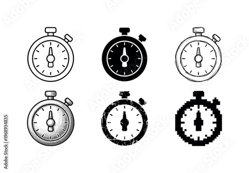 kitchen timer, arranged as a clean  Variant 1: clean thin outline, no fill, rounded joins, even stroke.
