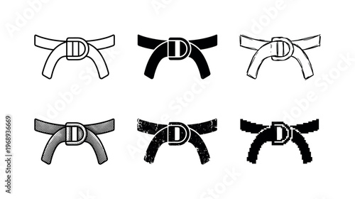 apron waist ties, arranged as a clean  Variant 1: clean thin outline, no fill, rounded joins, even stroke.