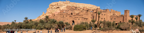 Photography Panorama of the fortified city of Ait Ben Haddou, Morocco