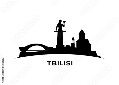 Tbilisi city skyline
Vector city skyline on a white background