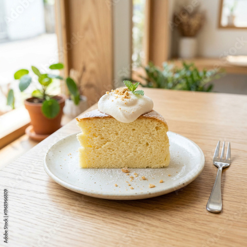 A Korean Minimalist Cheesecake (Cafe Style) is a soft, fluffy dessert inspired by Japanese Cheesecake, known for its light texture and subtle sweetness. Popular in modern Korean cafés, it features a c