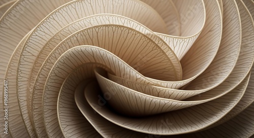 Brown paper flower creative design element.