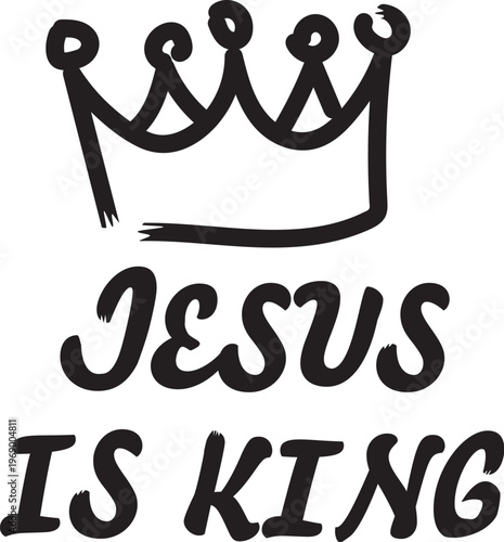 Christ is King vector