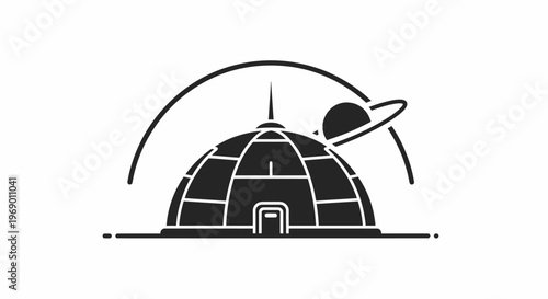 Igloo Structure Ice House Building.