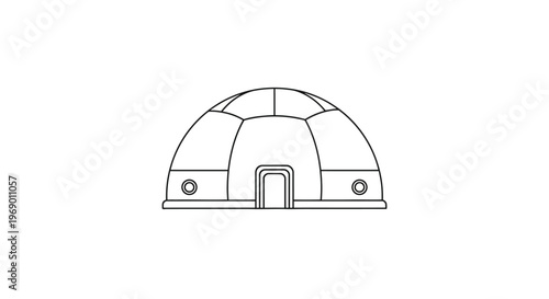 Igloo Dome Structure Ice House.