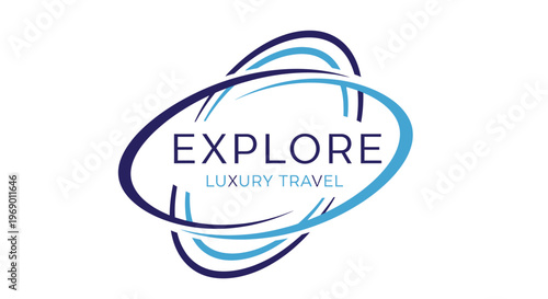 EXPLORE LUXURY TRAVEL company logo branding.